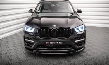 Нижня тюнінгова накладка на передній бампер BMW X3 G01 фото