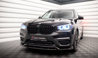 Нижня тюнінгова накладка на передній бампер BMW X3 G01 фото