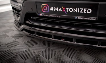 Нижня тюнінгова накладка на передній бампер BMW X3 G01 фото