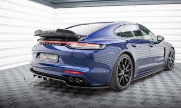 Тюнинговый 3D спойлер на багажник Porsche Panamera E-Hybrid 971 рестайл фото