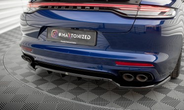 Тюнінговий дифузор на задній бампер Porsche Panamera 971 рестайлінг фото