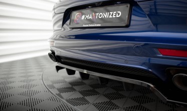 Тюнінговий дифузор на задній бампер Porsche Panamera 971 рестайлінг фото