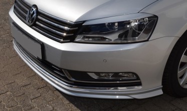 Накладка переднего бампера Volkswagen Passat B7 фото