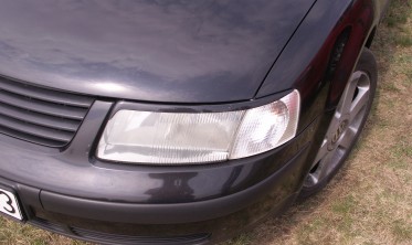 Накладки на фары (реснички) VW Passat B5 дорестайл фото