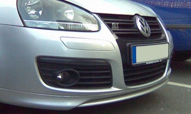 Диффузор переднего бампера VW Golf 5 GTI в стиле Votex фото