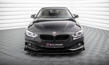 Передній дифузор із бічними накладками під бампер Street Pro BMW 4 Gran Coupe F36 фото