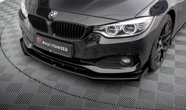 Передній дифузор із бічними накладками під бампер Street Pro BMW 4 Gran Coupe F36 фото