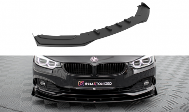 Передний диффузор с боковыми накладками под бампер Street Pro BMW 4 Gran Coupe F36 фото
