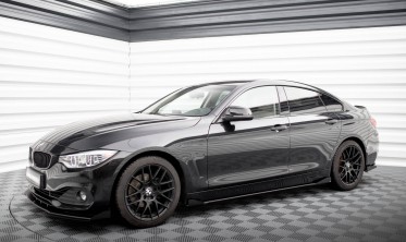 Накладки (лістви) під бічні пороги з накладками Street Pro BMW 4 Gran Coupe F36 фото