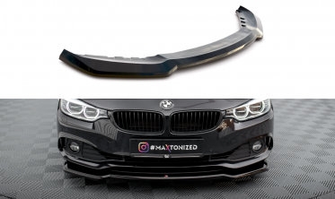 Тюнинговая накладка на передний бампер BMW 4 Gran Coupe F36 вер. 1 фото