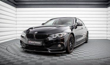 Нижняя накладка на передний бампер BMW 4 Gran Coupe F36 вер. 2 фото