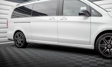 Боковые тюнинг накладки на пороги Mercedes-Benz V-Class Extra Long AMG-Line W447 рестайл фото