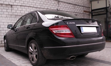 Спойлер багажника Mercedes W204 в стилі AMG фото