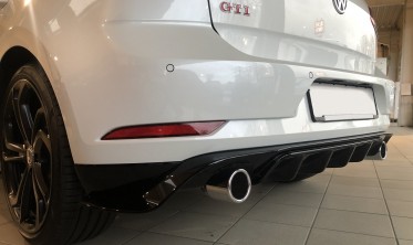 Дифузор заднього бампера VW Golf VII у стилі TCR фото