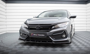 Тюнінгова накладка на передній бампер Honda Civic Sport Mk 10 фото