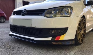 Накладка переднього бампера VW Polo V R-line стиль фото