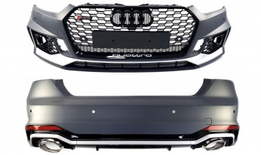 Аеродинамічний комплект обвісу стиль RS5 на Audi A5 B9 фото