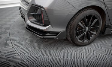 Задній дифузор + бічні накладки на бампер Honda Civic Mk10 Sport фото