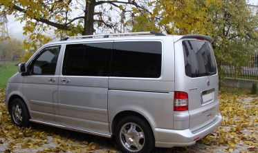 Спойлер козырек на заднюю дверь VW T5 (на ляду) фото