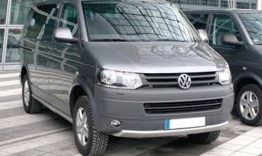 Накладки на пороги VW T5 стиль Panamericana фото