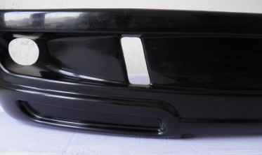 Накладка переднего бампера VW T5 дорестайл в стиле Sportline фото