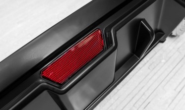 Тюнінговий дифузор заднього бампера Honda Civic 10 Sedan чорний фото