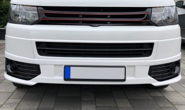 Накладка переднього бампера VW T5 у стилі Sportline (рестайл) фото