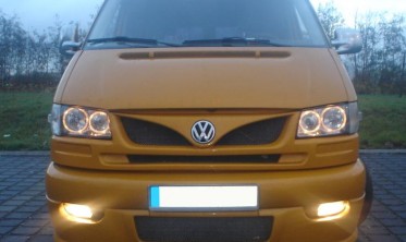 Накладка переднього бампера VW T4 рестайлінг фото