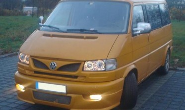 Накладка переднього бампера VW T4 рестайлінг фото