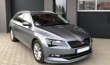 Накладка переднього бампера Skoda Superb III дорестайл фото