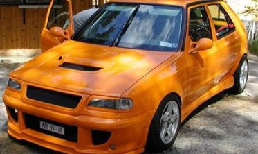 Накладки на фары (реснички) Skoda Felicia  фото