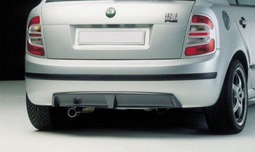 Диффузор заднего бампера Skoda Fabia I фото