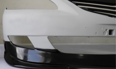 Накладка переднього бампера Mazda 6 MK1 дорестайл фото
