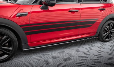 Боковые накладки (листвы) под пороги Mini Cooper S John Cooper Works F56 рестайл фото