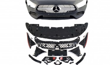 Тюнінговий передній бампер у стилі AMG для Mercedes A-Class W177 фото