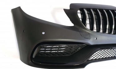Бампер передний для Mercedes C-Class W205 (в стиле C63 AMG) фото