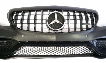 Бампер передний для Mercedes C-Class W205 (в стиле C63 AMG) фото