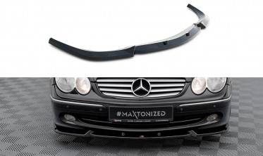 Нижняя накладка переднего бампера Mercedes CLK W209 дорестайл фото