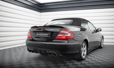 Тюнінговий дифузор заднього бампера Mercedes CLK W209 фото