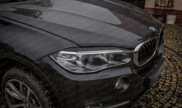 Накладки на фари BMW X5 F15 абс-пластик фото