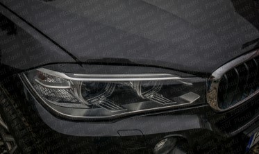 Накладки на фари BMW X5 F15 абс-пластик фото