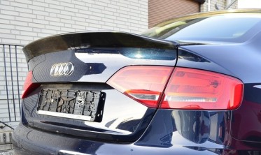 Спойлер багажника Audi A4 B8 вытянутый фото