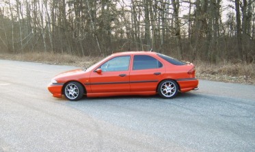 Накладки на пороги Ford Mondeo I/II стиль RS фото