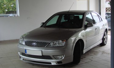 Накладка диффузор переднего бампера Ford Mondeo III рестайлинг фото