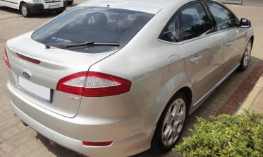Накладка заднего бампера Ford Mondeo 4 хетчбек фото