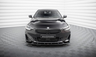 Тюнінговий дифузор на передній бампер BMW 2 Coupe G42 вер. 2 фото