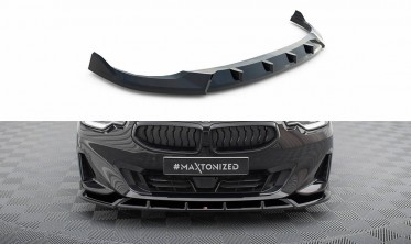 Тюнинговый диффузор на передний бампер BMW 2 Coupe G42 вер. 2 фото
