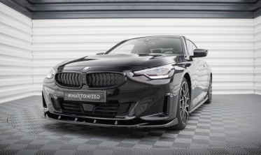 Передній дифузор (накладка) на бампер BMW 2 Coupe G42 вер. 3 фото
