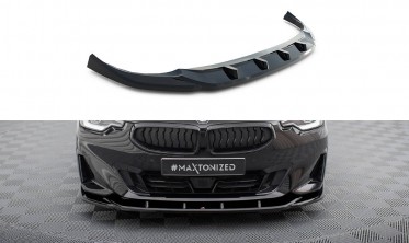 Передний диффузор (накладка) на бампер BMW 2 Coupe G42 вер. 3 фото