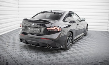 Боковые диффузоры на задний бампер BMW 2 Coupe G42 вер. 2 фото
